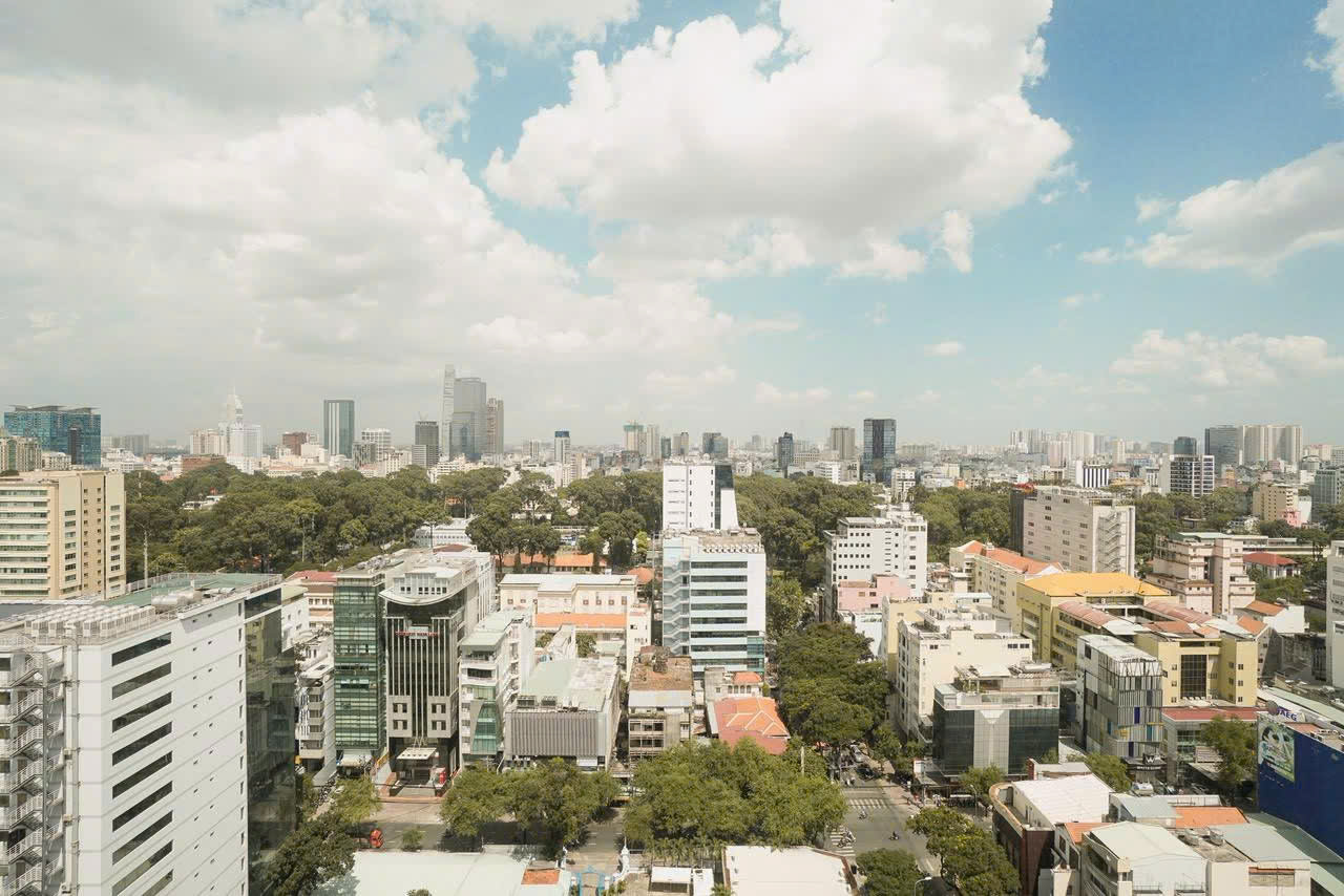 view trung tâm saigon nhìn từ leman luxury