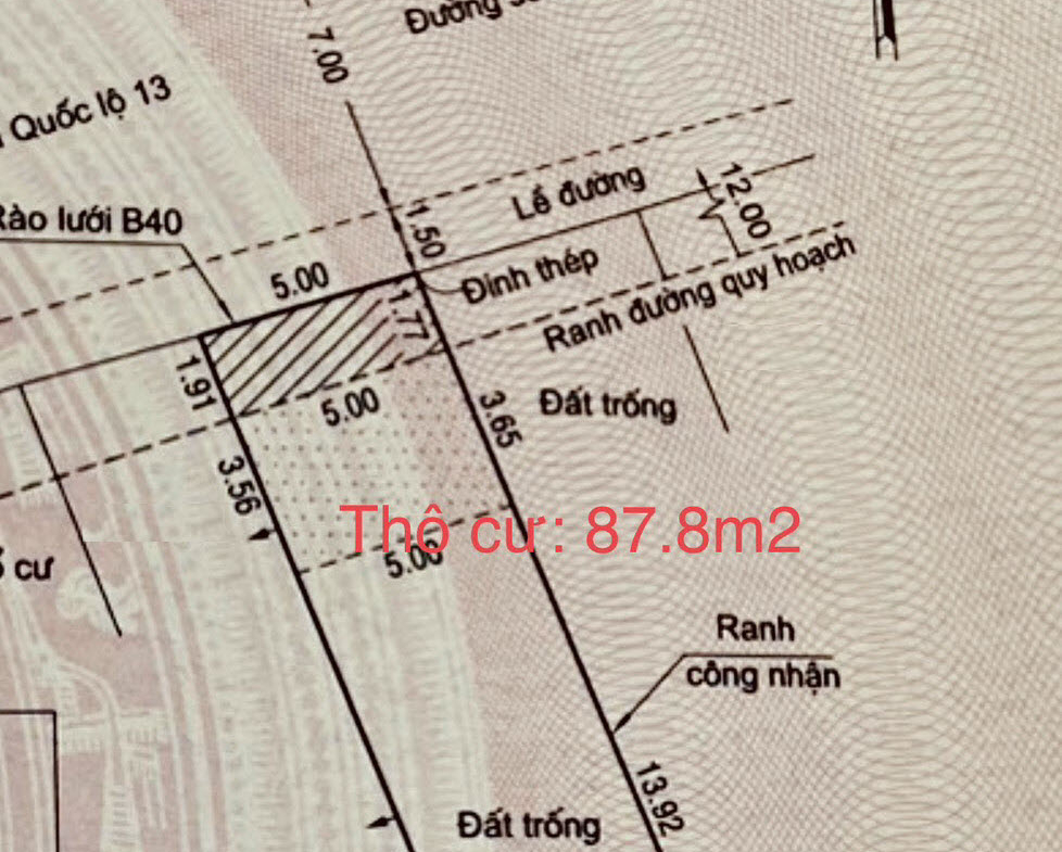 sồ hồng nhà bàn thực tế