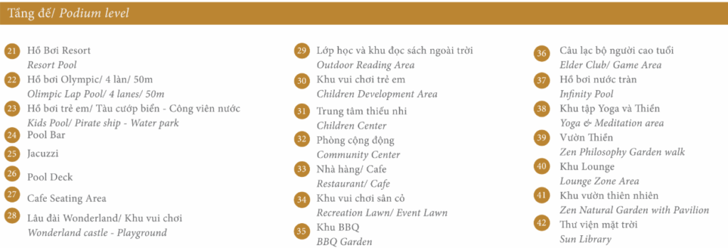 Diamond Island amenities