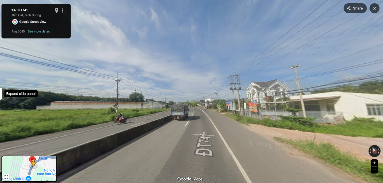 ban dat mat duong DT71